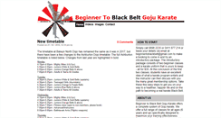 Desktop Screenshot of beginnertoblackbelt.com